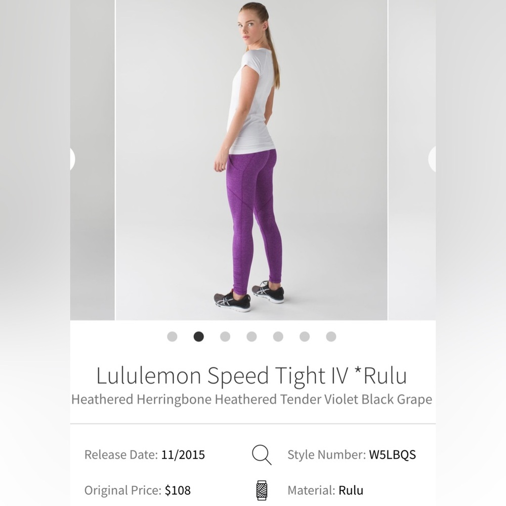 Lululemon Speed Tight IV *Rulu - Picture 3 of 12
